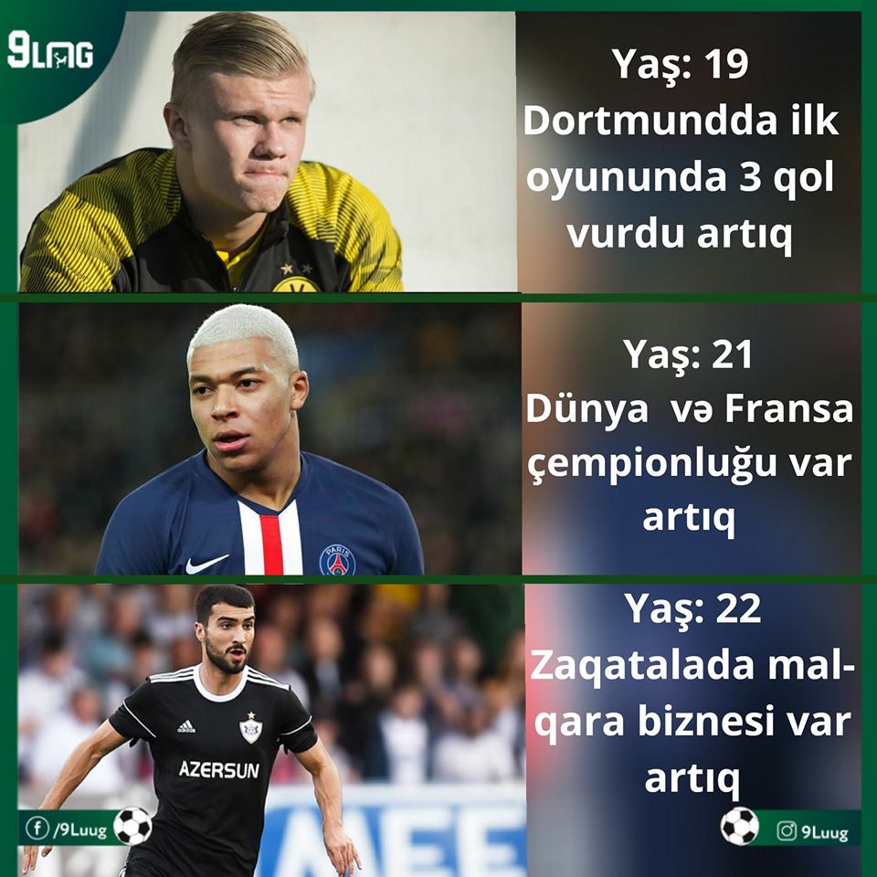 Mbappe ilə Haland futbolu fikirləşir, Mahir fermanı - FOTO