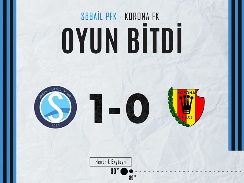 Ekşteyn "Səbail"i sevindirdi - Polşa klubu üzərində qələbə