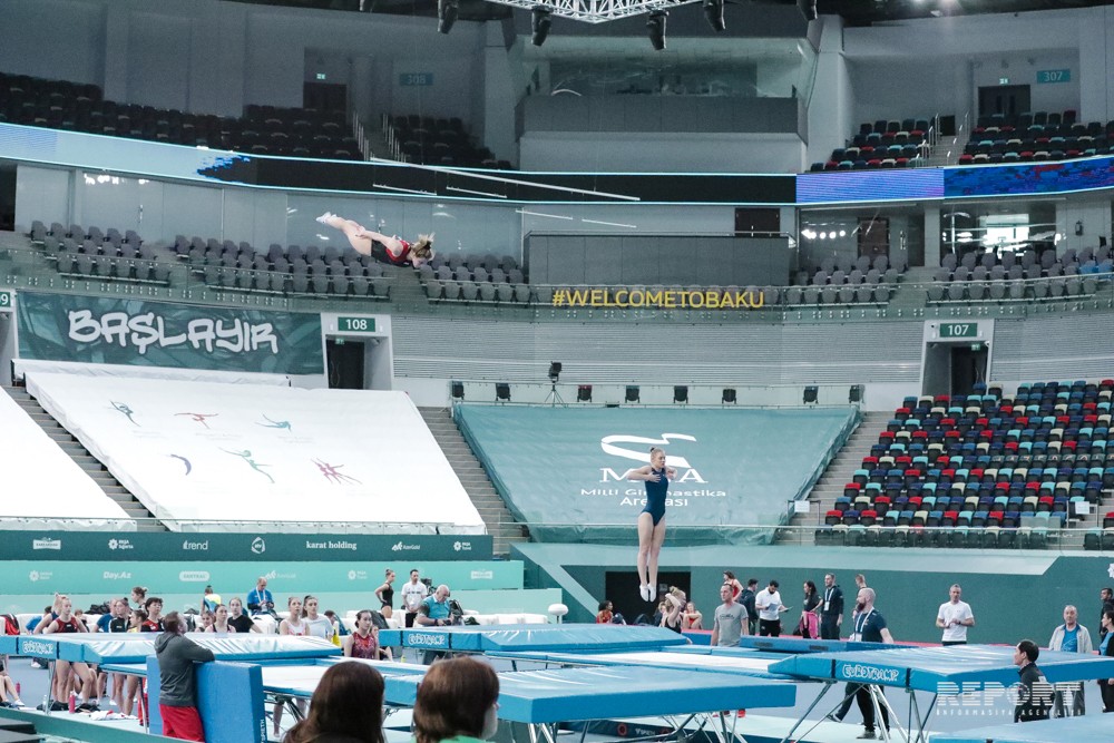 Milli Gimnastika Arenasında MÖHTƏŞƏM HAZIRLIQ!