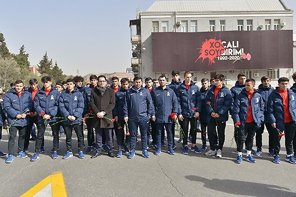 Millimizin üzvləri Xocalı faciəsinin qurbanlarını yad etdi