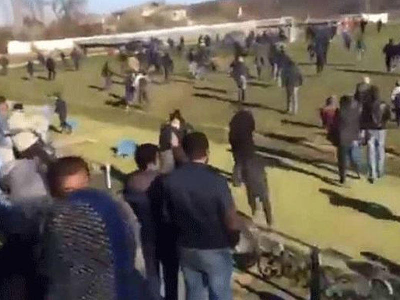 Rayon çempionatında əməlli-başlı dava-dalaş - 3 VİDEO