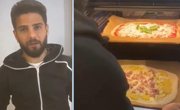Azərbaycanlı futbolçular belə pizza hazırlaya bilər? - VİDEO
