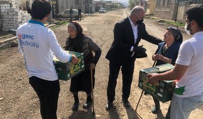 Vitse-prezident 200-dən çox ailəyə yardım etdi -