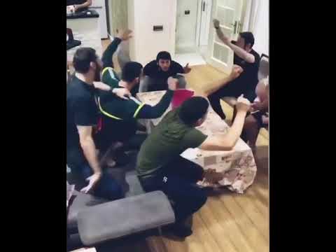 Azərbaycanda çıxış edən futbolçular, baxın, nə etdi! - VİDEO