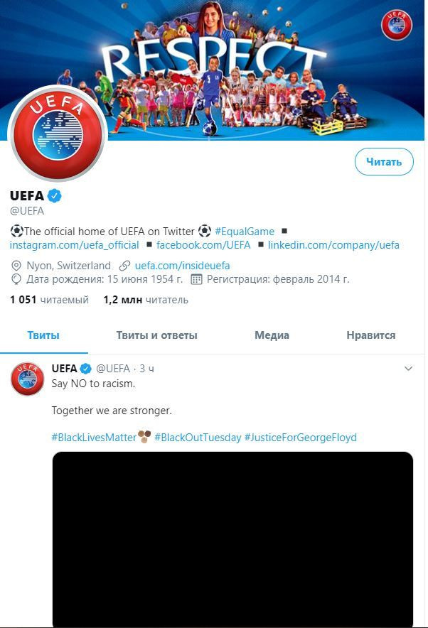 "İrqçiliyə yox de" - UEFA Corc Floydun ölümünə reaksiya verdi