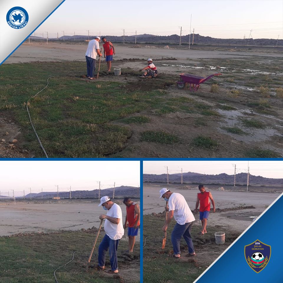 Azərbaycanda həvəskar klub öz hesabına stadionu düzəldir