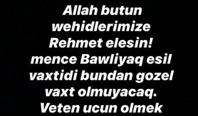 Rəşad Sadıqov və digər futbolçulardan döyüş paylaşımı -