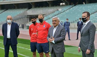 AFFA prezidenti milli komandaya baş çəkdi