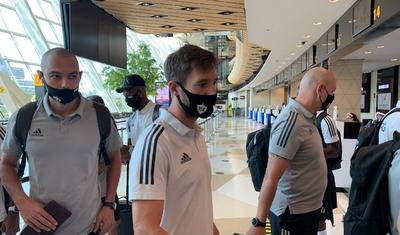 "Qarabağ" Kipr yolunda  - Hava limanından