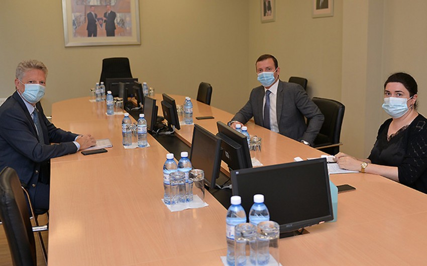 AFFA-nın icraçı vitse-prezidenti Argentina səfiri ilə - FOTO