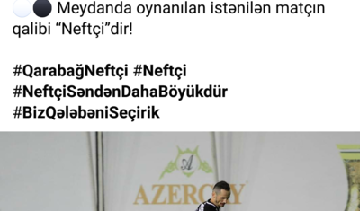 "Netfçi" "Qarabağ"a söz atdı, cavabı nə oldu? -