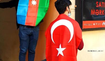 Bakı qələbə ab-havasına büründü -
