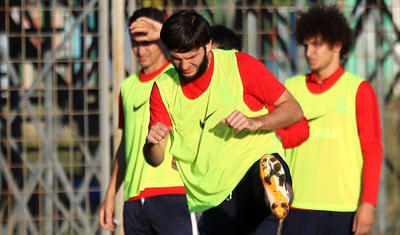 Millimizin futbolçuları Podqoritsada yoxlanıldı -
