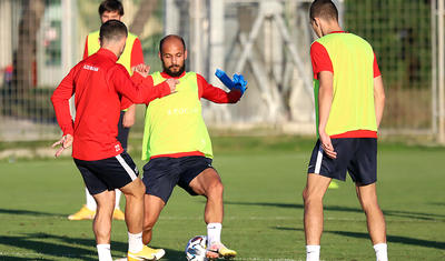 Millimizin futbolçuları Podqoritsada yoxlanıldı -
