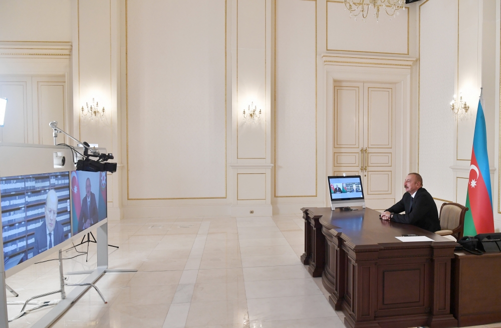 Prezident İtaliya kanalına müsahibə verdi - FOTO