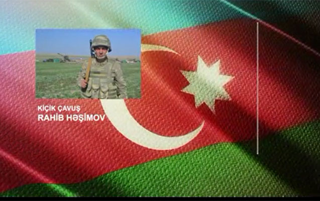 Düşmənin artilleriya qurğularını məhv edən hərbçimiz - VİDEO
