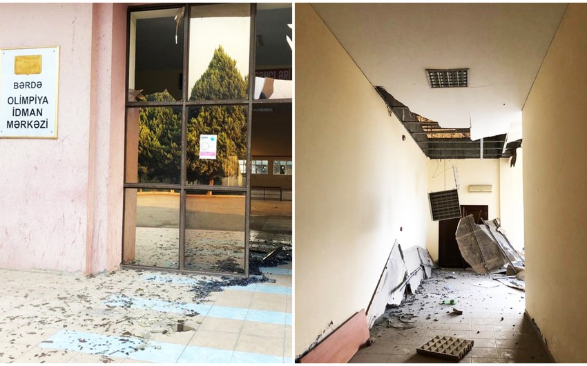 Ermənilər bu rayonda böyük idman obyektini dağıtdı - FOTOLAR