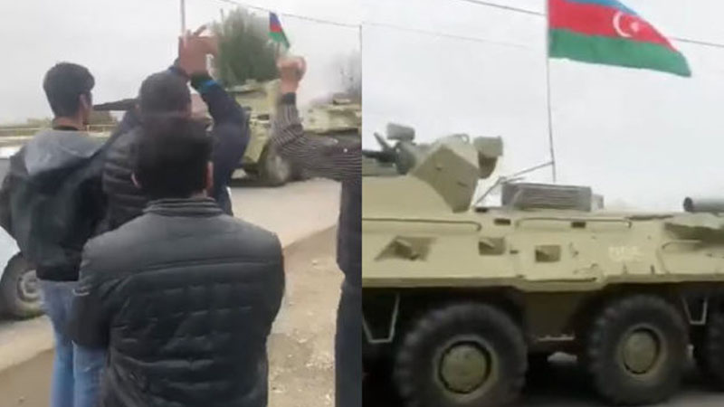 Azərbaycan Ordusu Ağdama daxil oldu - VİDEO