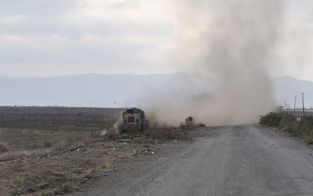 Ağdam yolu minalardan belə təmizlənir - FOTOLAR