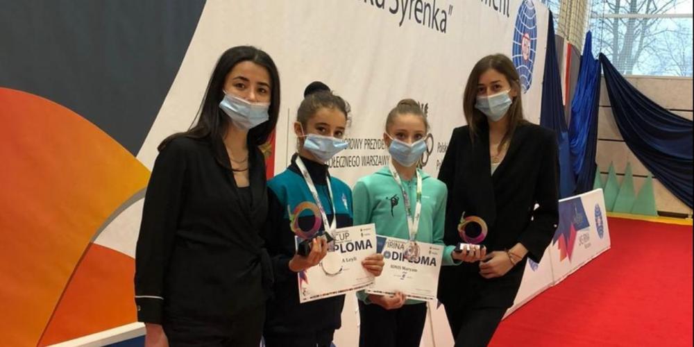 Azərbaycan gimnastları Polşada gümüş və bürünc medallar qazandı