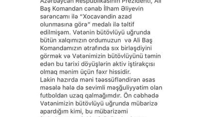 "Neftçi"dən ŞOK MƏLUMAT verəcək – AFFA onu bağışlamasa