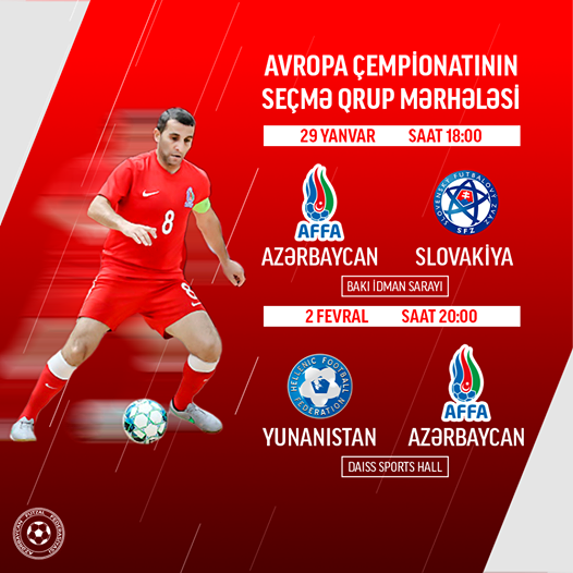 Azərbaycan millisinə 20 oyunçu çağırıldı – İki oyun üçün