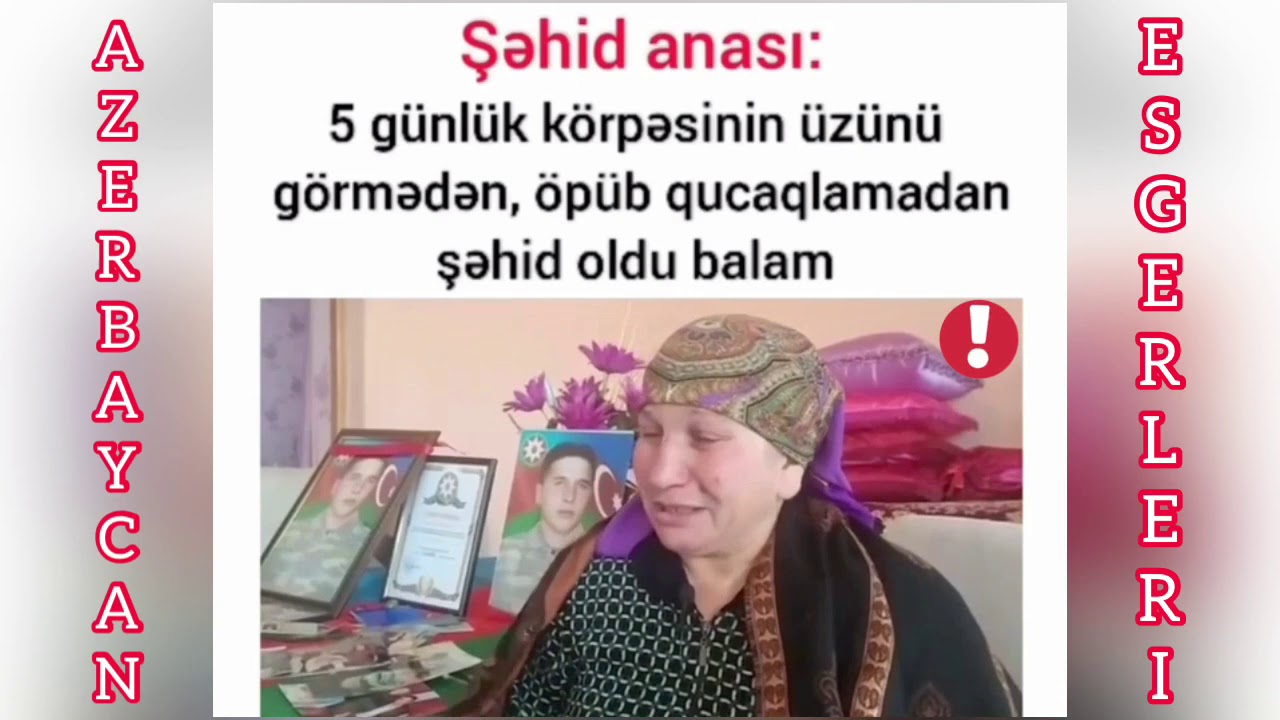 "Balam 5 günlük körpəsinin üzünü görmədən, öpüb qucaqlamadan şəhid oldu "- VİDEO
