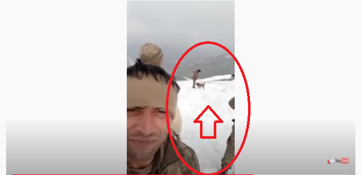 ŞOK GÖRÜNTÜ! Erməni əsgərləri bizim postda nə edir?