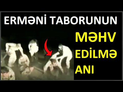 Qarabağda erməni taboru baxın necə məhv edildi - VİDEO