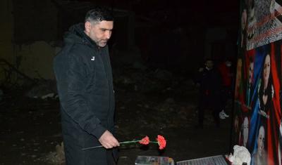 "Keşlə" erməni terroruna məruz qalmış Gəncə şəhidlərinə ehtiram göstərdi -