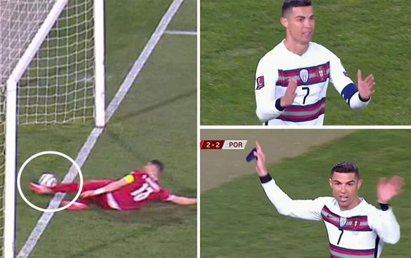 Ronaldonun təmiz qolu sayılmadı, hirsindən bu hərəkəti etdi - FOTOLAR