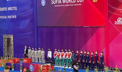 Gimnastlarımız Dünya Kubokunda gümüş medal qazandı -