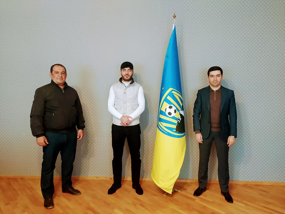 Müharibə iştirakçısı olan futbolçu "Kəpəz"ə qayıtdı - FOTOLAR