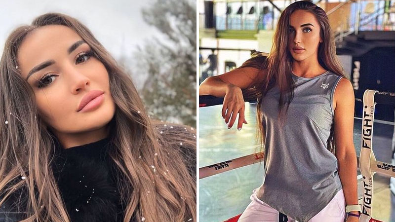 21 yaşlı cazibədar Diana ilə döyüşmək istəyən var? - FOTOLAR