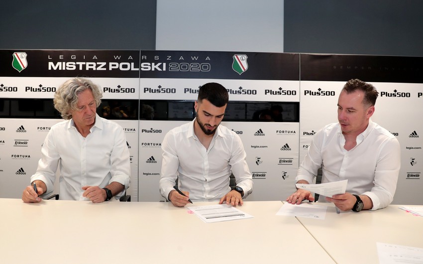 Mahir Emreli rəsmən "Legiya"nın futbolçusu oldu - FOTO