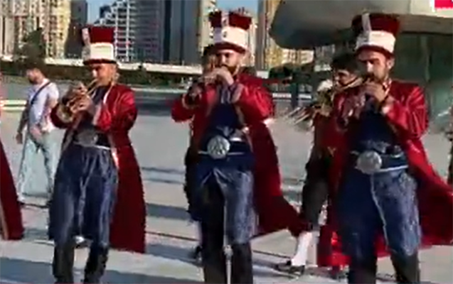 Bakıda Avropa çempionatı üçün çal-çağır - VİDEO