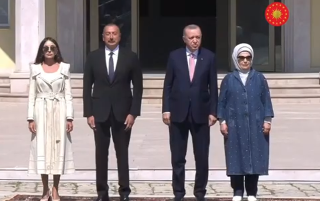Ərdoğanın Şuşada qarşılanma mərasimindən CANLI YAYIM