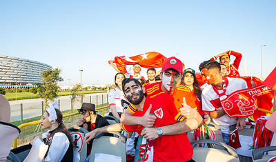 Avropanın bir gözü bizdə: Bakıda futbol havası əsir -