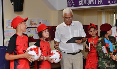 "Sumqayıt"ın “Yay Futbol Düşərgəsi”ndə ilk mərhələdən