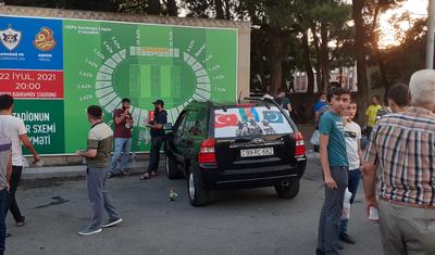 "Qarabağ"ın oyunu öncəsi stadionda yaşananlar