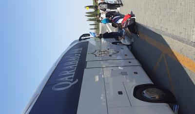 "Qarabağ" azarkeşləri Hava Limanına üz tutdular - FOTOLAR