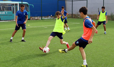 Elxan Məmmədov Tovuzda futbol oynadı -