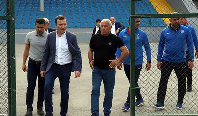Elxan Məmmədov Tovuzda futbol oynadı -