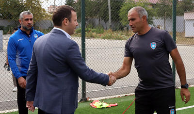 Elxan Məmmədov Tovuzda futbol oynadı -