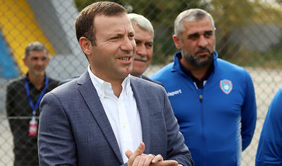 Elxan Məmmədov Tovuzda futbol oynadı -