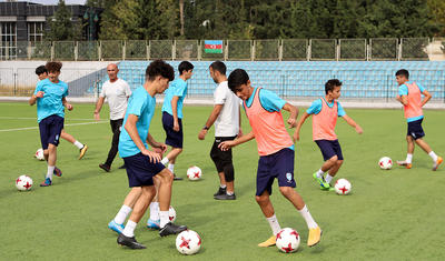 Elxan Məmmədov Tovuzda futbol oynadı -