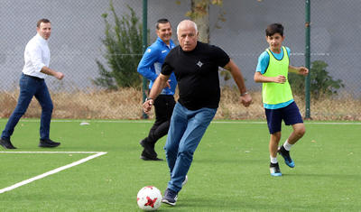 Elxan Məmmədov Tovuzda futbol oynadı -