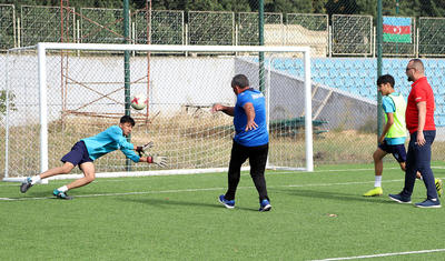 Elxan Məmmədov Tovuzda futbol oynadı -