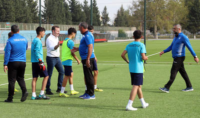 Elxan Məmmədov Tovuzda futbol oynadı -