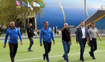 Elxan Məmmədov Tovuzda futbol oynadı -